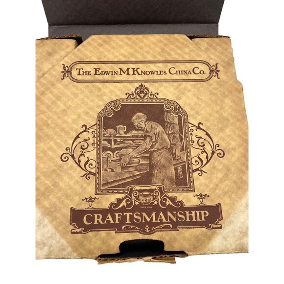 1985 Knowles Norman Rockwell Plate The Professor 8.5" Bradex 84-R70-3.10 With Bo - Picture 6 of 6